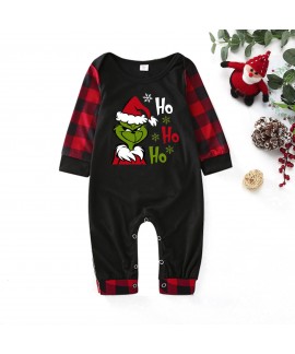 New Christmas Family Matching Pajamas Set – Printed Long-Sleeve Holiday PJS