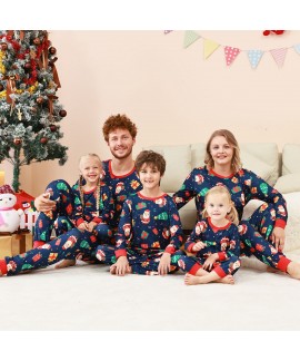 Plaid Print Christmas Family Matching Pajamas Set – Cozy Parent-Child PJS