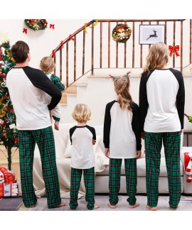 New Christmas Family Matching Pajama Set – Festive Long-Sleeve Holiday Sleepwear