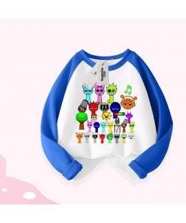 Sprunki Long-Sleeve Raglan T-Shirt for Kids - Styl...