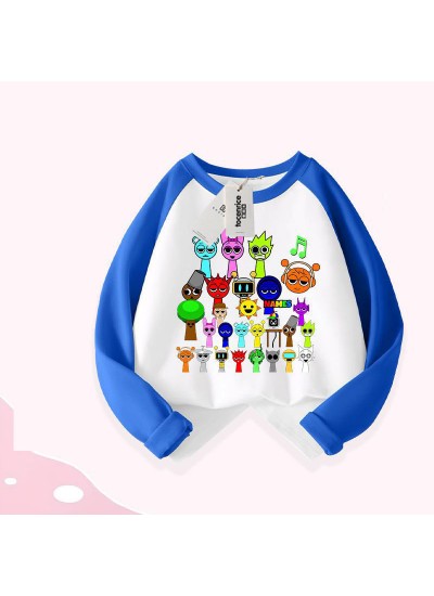 Sprunki Long-Sleeve Raglan T-Shirt for Kids - Stylish & Comfortable