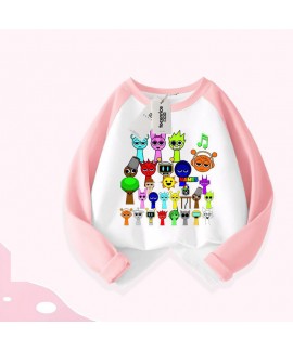 Sprunki Long-Sleeve Raglan T-Shirt for Kids - Stylish & Comfortable