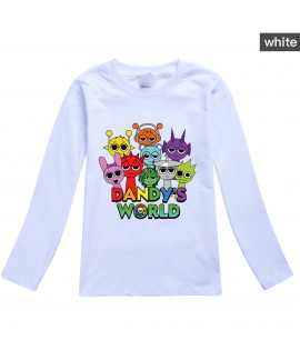 Sprunki Long-Sleeve Cotton T-Shirt for Kids - Soft & Durable (2-16 Years)