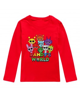 Sprunki Long-Sleeve Cotton T-Shirt for Kids - Soft & Durable (2-16 Years)