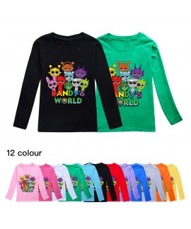 Sprunki Long-Sleeve Cotton T-Shirt for Kids - Soft...