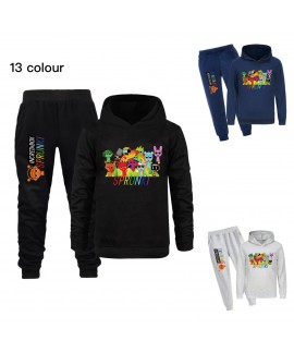 Sprunki Rhythm Box Kids Hoodie and Casual Pants Set – Comfortable & Trendy