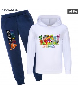 Sprunki Rhythm Box Kids Hoodie and Casual Pants Set – Comfortable & Trendy