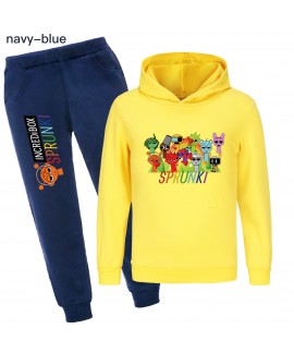 Sprunki Rhythm Box Kids Hoodie and Casual Pants Set – Comfortable & Trendy