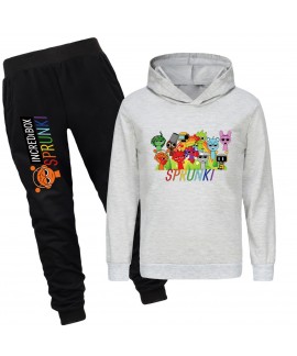 Sprunki Rhythm Box Kids Hoodie and Casual Pants Set – Comfortable & Trendy