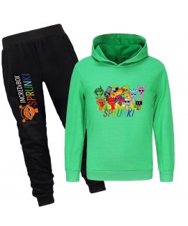 Sprunki Rhythm Box Kids Hoodie and Casual Pants Set – Comfortable & Trendy