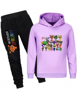 Sprunki Kids Hoodie & Pants Set | Comfortable Casual Outfit | Sprunki Clothing