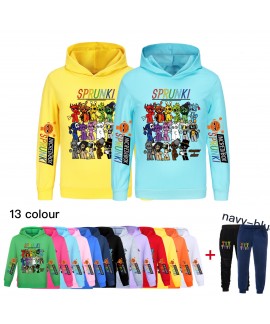 Sprunki Rhythm Box Hoodie Unisex Kids Hoodie Set -...