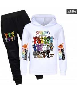 Sprunki Rhythm Box Hoodie Unisex Kids Hoodie Set - Trendy and Comfortable