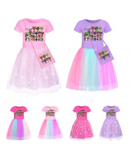 Sprunki Girls Star Dress with Rainbow Lace Hem | S...