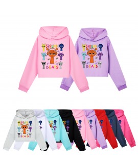 Sprunki Girls Short Hoodie Set | Stylish & Comfortable Outfit | Sprunki Clothing