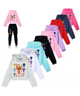 Sprunki Girls Short Hoodie Set | Stylish & Com...