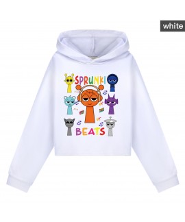 Sprunki Girls Short Hoodie Set | Stylish & Comfortable Outfit | Sprunki Clothing