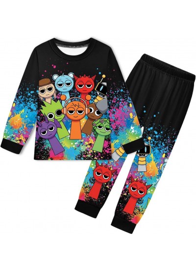 Sprunki Clothing Collection | Kids & Adult Pajama Sets, Shirts, Hoodies & Loungewear