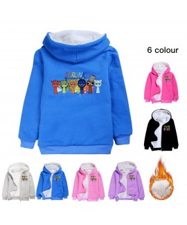 Sprunki Winter Jacket for Teens & Kids | Zip-Up Cotton Coat | Sprunki Clothing