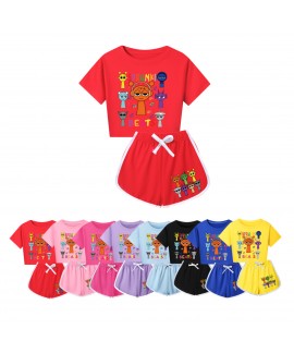 Sprunki Adult & Kids Matching Short Sleeve and Long Sleeve Pajama Set - Parent-Child Outfit