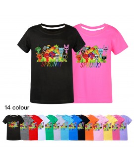 Sprunki Shirt for Kids & Boys | Summer Short Sleeve T-Shirt | Sprunki Clothing