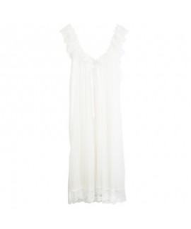 Summer Sling Nightgown - Princess - style Double - layer Mesh, Cute Korean - style Bowknot, for Homewear Promotion