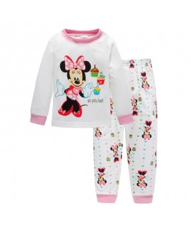 Cartoon Disney Mickey Mouse And Friends Holiday Pajamas Mickey Mouse Long Sleeve Trousers Pajamas Sets