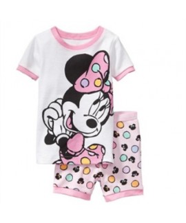 Childrens Cartoon Mickey Mouse Short Sleeve Pajamas Set Disney Mickey Mouse And Friends Holiday Pajamas