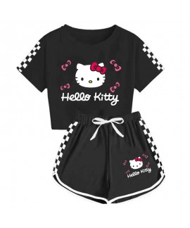 Sanrio Kids' T-shirt  Shorts Sports Pajamas Hello Kitty Children's Pajamas Set