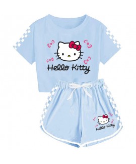 Sanrio Kids' T-shirt  Shorts Sports Pajamas Hello Kitty Children's Pajamas Set