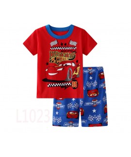 Summer Short-Sleeved Shorts Two-Piece Set Spider-man Boys' Pyjamas