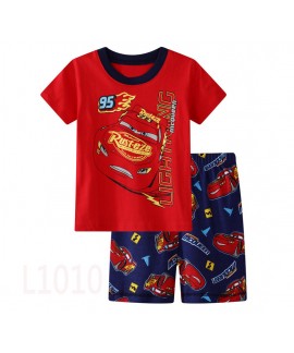 Summer Short-Sleeved Shorts Two-Piece Set Spider-man Boys' Pyjamas