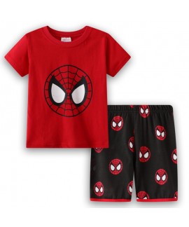 Spider-Man Marvel Short-sleeved Pyjamas Middle-aged Children Spider-Man Pajama Set