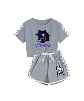 Wednesday Addams Kids T-shirt Shorts Sports Sets