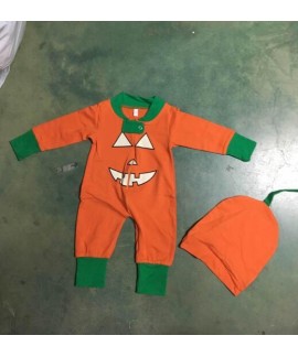 Pumpkin Halloween Matching family PJS