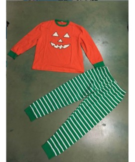 Pumpkin Halloween Matching family PJS