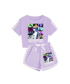 Taylor Swift Boys And Girls T-shirt And Shorts Sports Pajamas Children Taylor Swift Suits