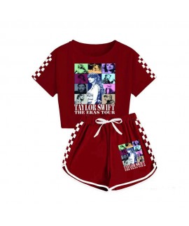 Taylor Swift Boys And Girls T-shirt And Shorts Sports Pajamas Children Taylor Swift Suits