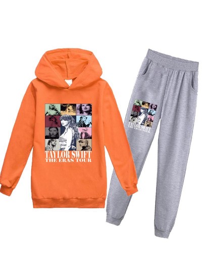 Taylor Swift Hoodie Kids' Sweatshirt And Casual Trousers Taylor Swift Pajama Set For Girls