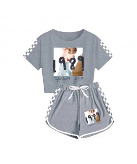 Taylor Swift Boys And Girls T-shirt + Shorts Sports 1989  Pajama Set