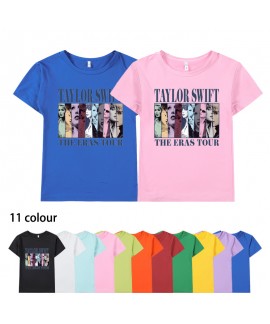 Kids' Taylor Swift Printed Short-sleeved T-shirt