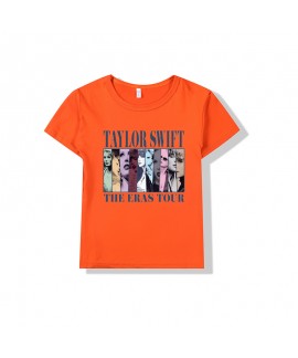 Taylor Swift Printed Short-sleeved T-shirt For Boys And Girls