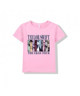 Taylor Swift Printed Short-sleeved T-shirt For Boys And Girls