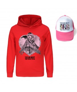 Taylor Swift Boys And Girls Hooded Sweatshirt + Hat Taylor Swift Pajamas And Pink Visor