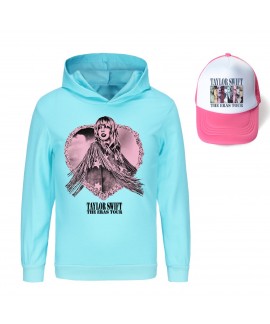 Taylor Swift Boys And Girls Hooded Sweatshirt + Hat 4 Colors Taylor Swift Pajamas And Pink Visor