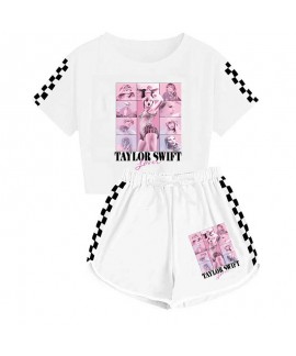 Taylor Swift Kids T-shirt And Shorts Sports Pajama...