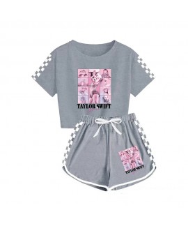 Taylor Swift Kids T-shirt And Shorts Pajamas Kids Taylor Swift Sports Set