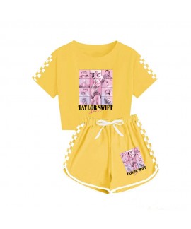 Taylor Swift Kids T-shirt And Shorts Sports Pajama...