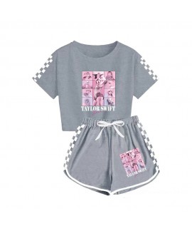 Taylor Swift Kids T-shirt + Shorts Sports Pajamas Kids Sets