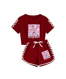 Taylor Swift Kids T-shirt + Shorts Sports Pajamas Kids Sets